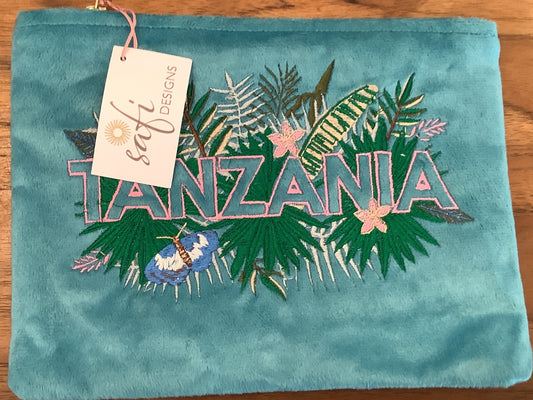 Velvet purse - Tanzania
