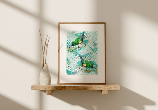 Beautiful Sunbird Art Print