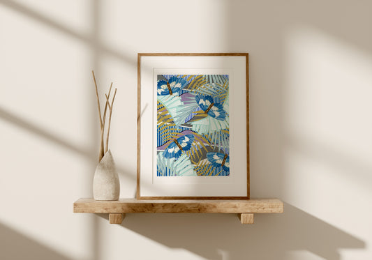 Butterflies in the Forest Art Print