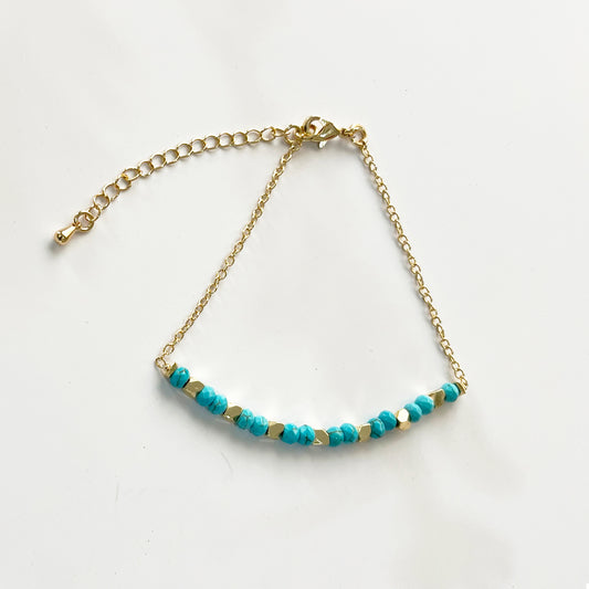 Blue Jade Bracelet